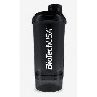 Keverőpalack Biotech Wave+ Compact 500 ml (+150 ml) füst