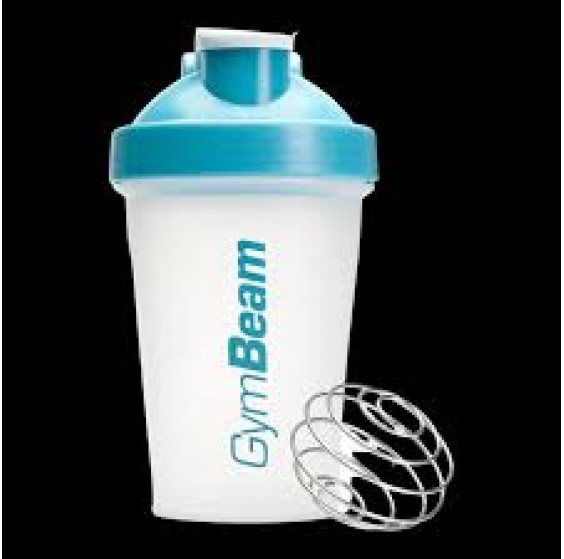 Shaker Blend Bottle átlátszó-kék 400 ml - GymBeam