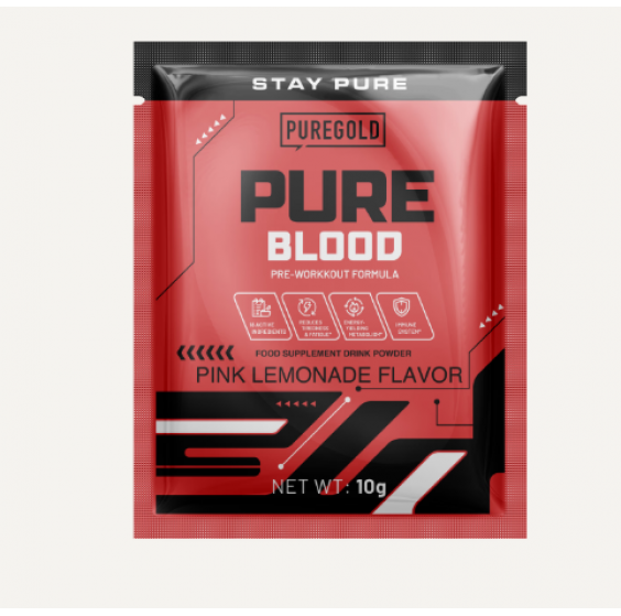 Pure Blood Pre-Workout 10g pink limonade