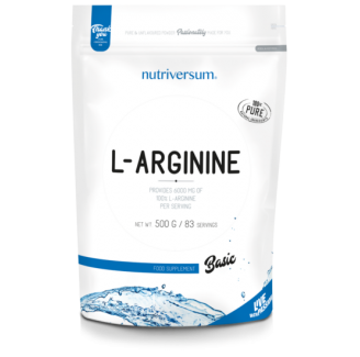 L-arginine - 500g - BASIC - Nutriversum - ízesítetlen