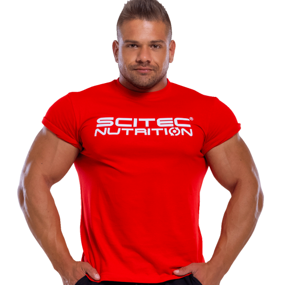 BASIC SCITEC NUTRITION FÉRFI PÓLÓ (Piros)